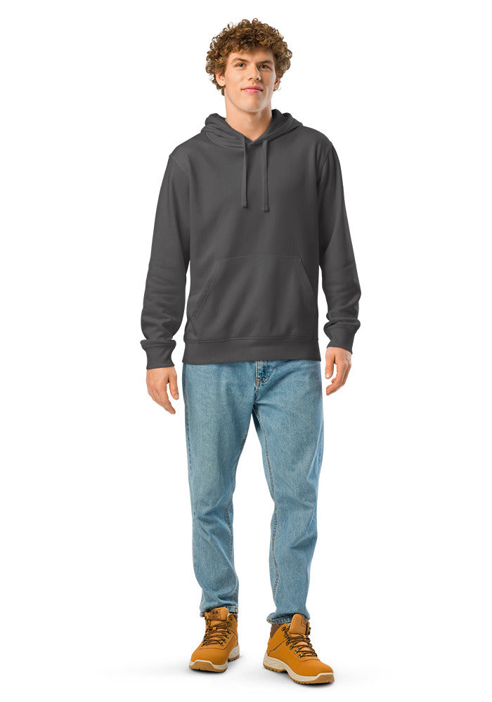 Unisex Organic Mid-Weight Drummer 2.0 Hoodie — Stanley/Stella SASU009 — Anthracite / M