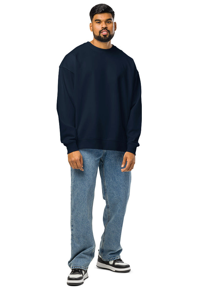 Unisex Organic Oversized Raddler 2.0 Sweatshirt — Stanley/Stella SASU025 — French Navy / XL