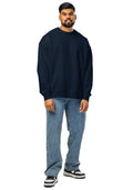 Unisex Organic Oversized Raddler 2.0 Sweatshirt — Stanley/Stella SASU025 — French Navy / 2XL