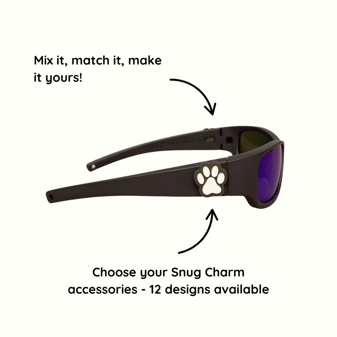 Black Charcoal Kids Sunglasses | REVO Lens | Classic Fit | 3-5 Years