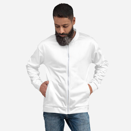 All-Over Print Unisex Bomber Jacket — supplier product photograph