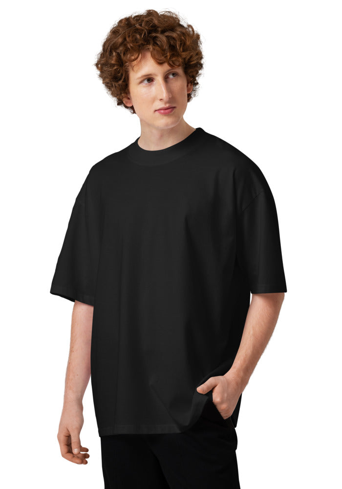Unisex Organic Oversized High Neck Blaster 2.0 T-Shirt — Stanley/Stella SATU020 — supplier product photograph; artwork added after approval