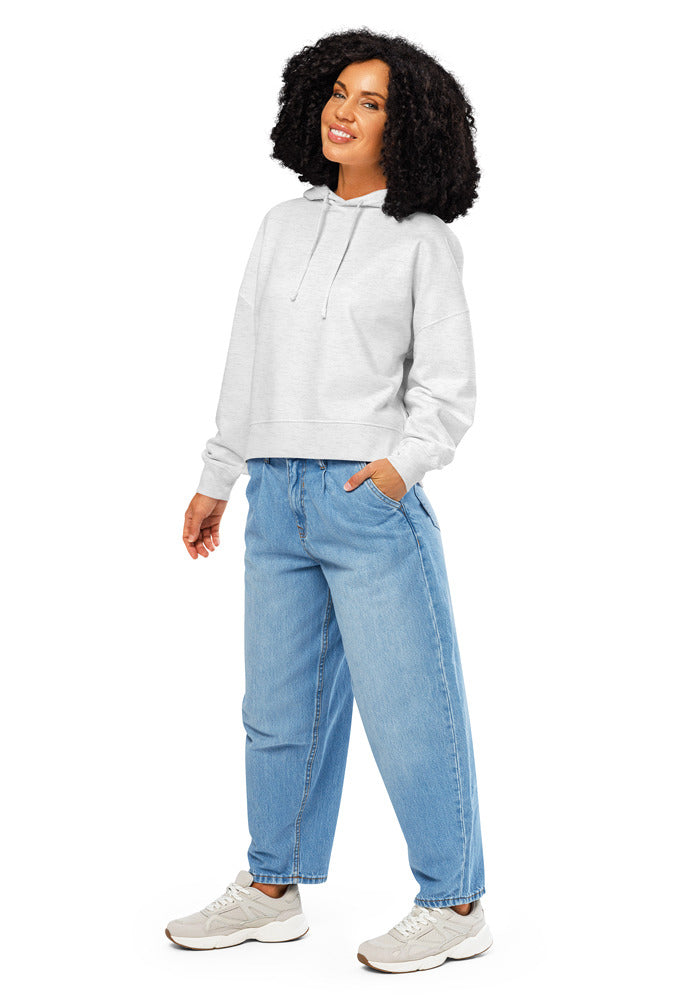 Women's Organic Stella Nora Hoodie — Stanley/Stella SASW035 — Cool Heather Grey / S