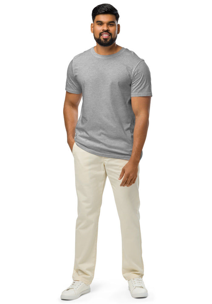 Unisex Organic Mid-Light Crafter T-Shirt — Stanley/Stella SATU007 — Heather Grey