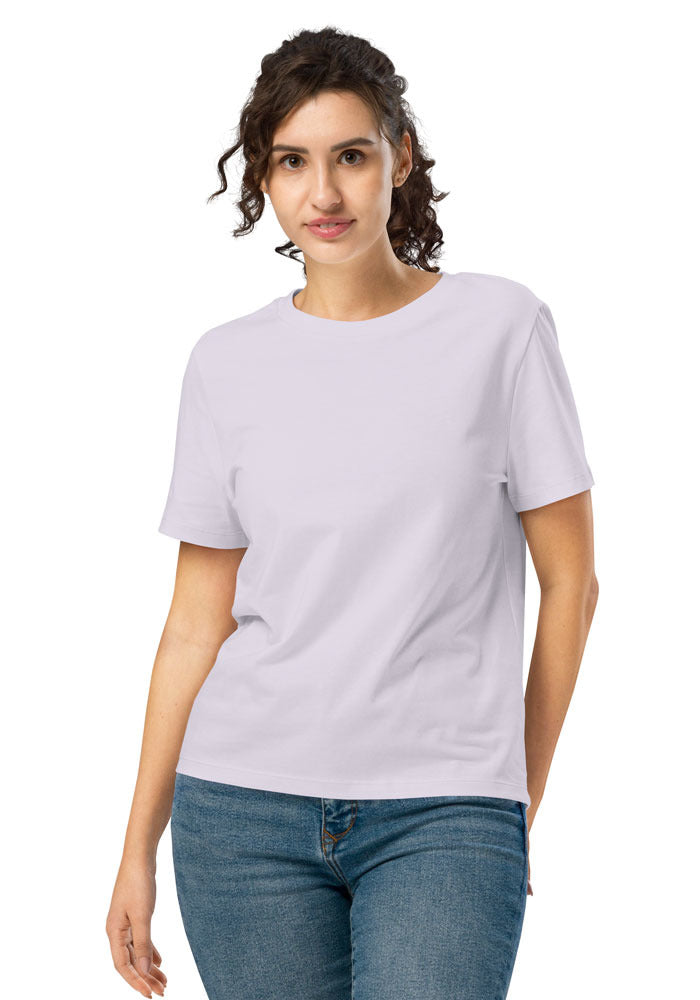 Women's Organic Ribbed Neck Stella Muser T-Shirt — Stanley/Stella SATW002 — Lavender / M