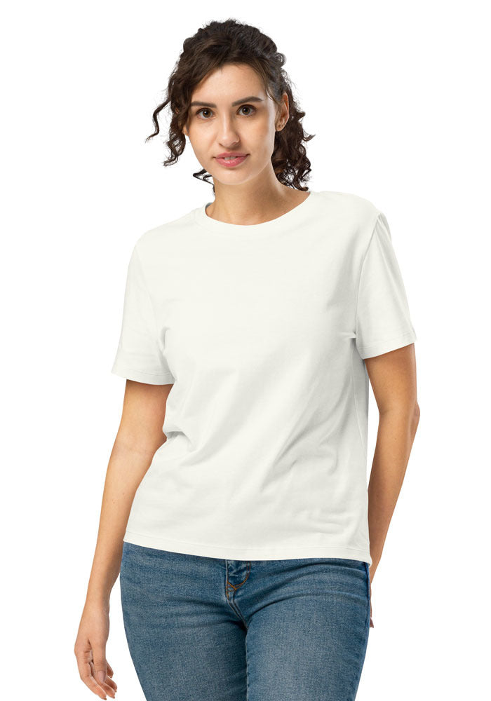 Women's Organic Ribbed Neck Stella Muser T-Shirt — Stanley/Stella SATW002 — Off White / M