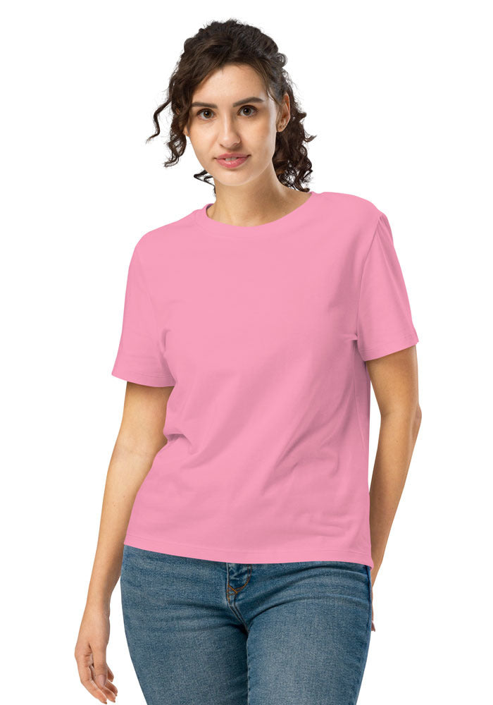 Women's Organic Ribbed Neck Stella Muser T-Shirt — Stanley/Stella SATW002 — Bubble Pink / XL