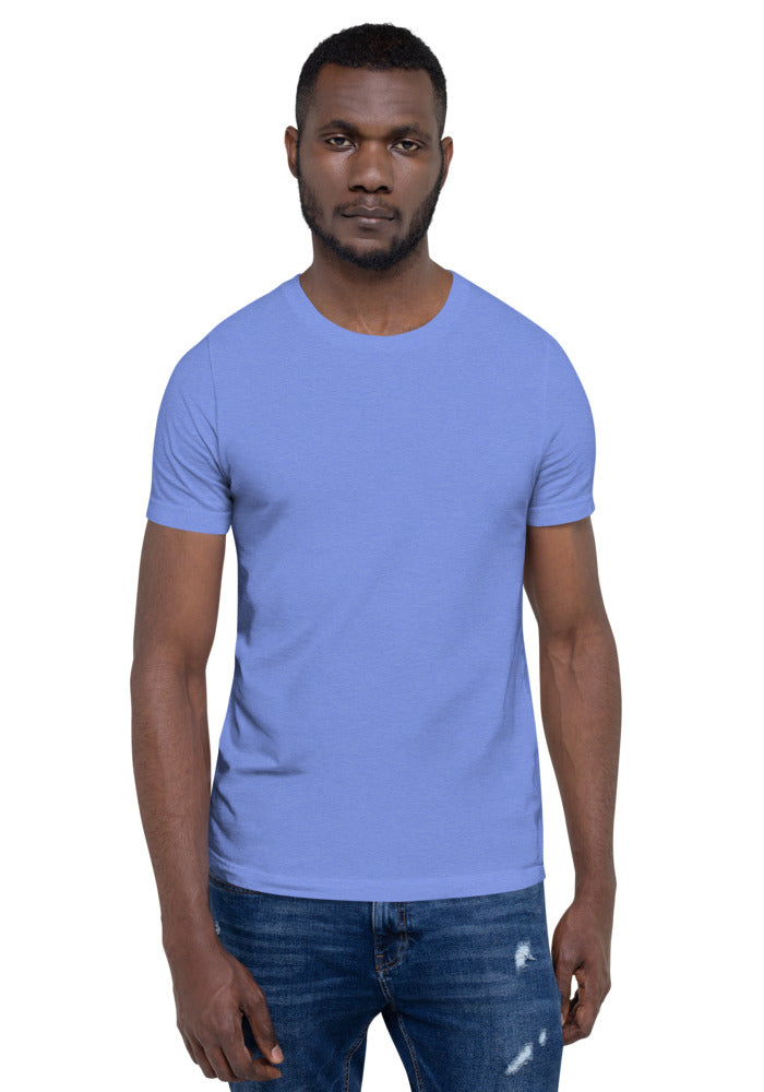 Unisex Staple T-Shirt — Bella + Canvas 3001 — Heather Columbia Blue