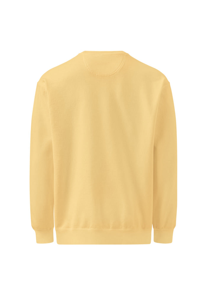 Unisex Garment-Dyed Sweatshirt — Comfort Colors 1566 — Butter