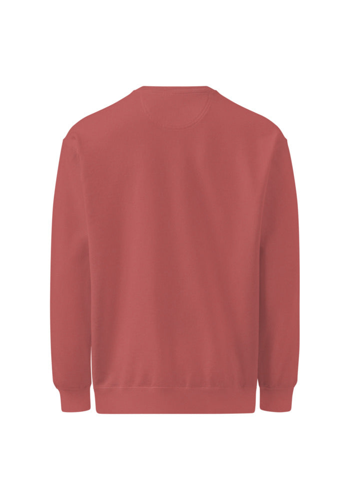 Unisex Garment-Dyed Sweatshirt — Comfort Colors 1566 — Crimson