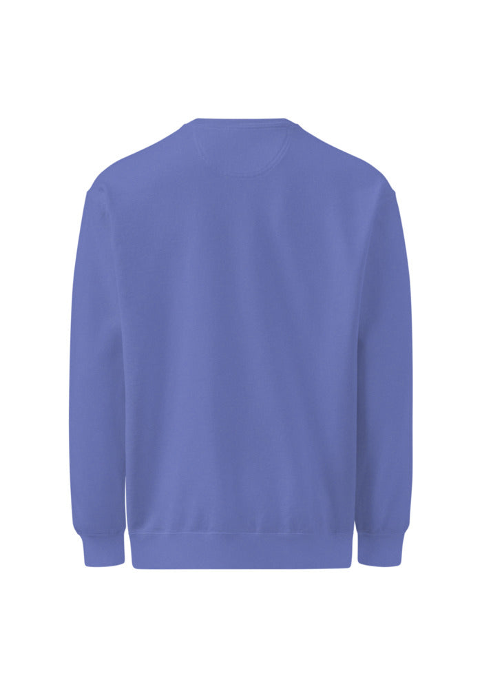 Unisex Garment-Dyed Sweatshirt — Comfort Colors 1566 — Flo Blue