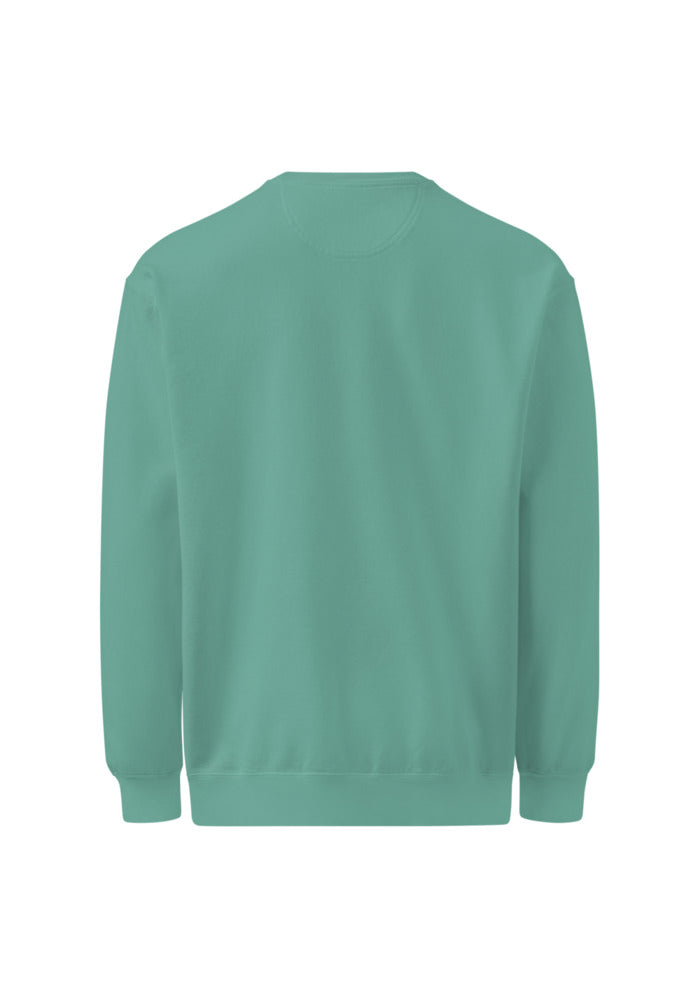 Unisex Garment-Dyed Sweatshirt — Comfort Colors 1566 — Seafoam