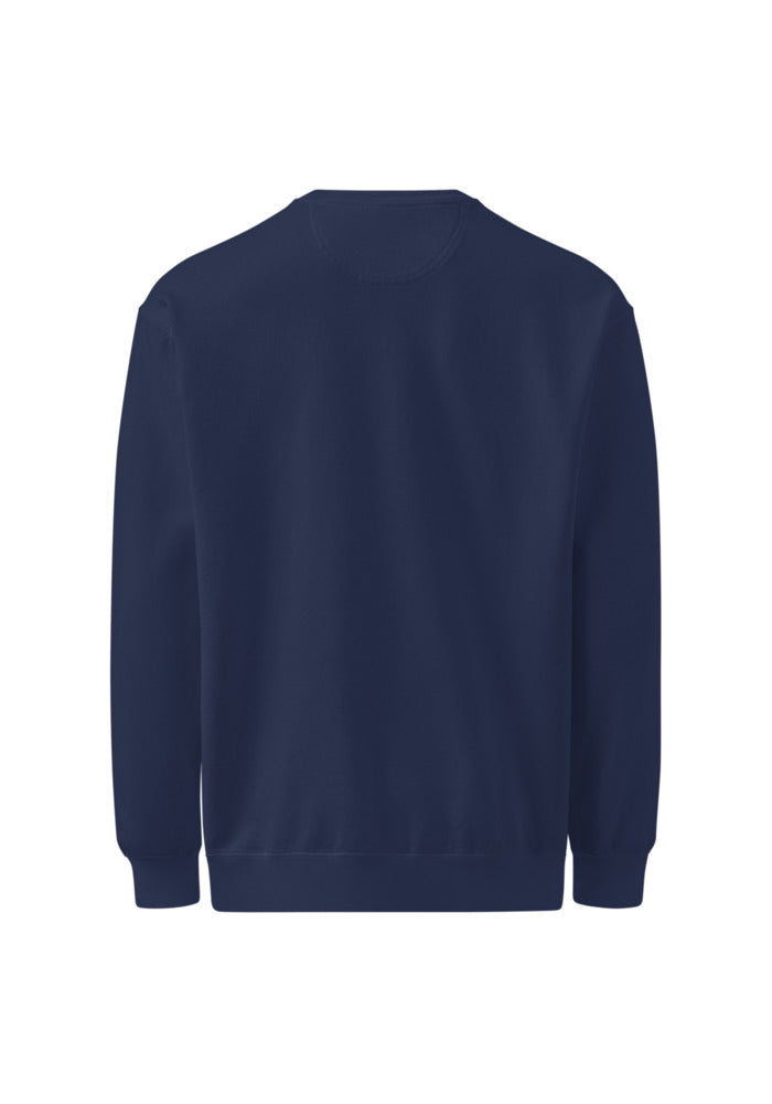 Unisex Garment-Dyed Sweatshirt — Comfort Colors 1566 — True Navy