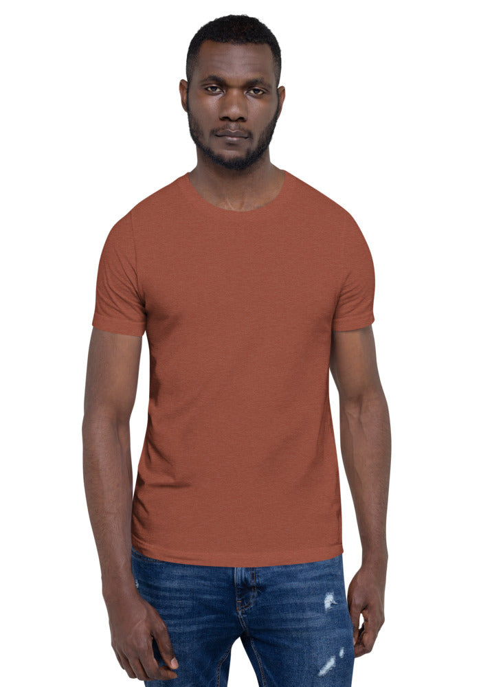 Unisex Staple T-Shirt — Bella + Canvas 3001 — Heather Clay