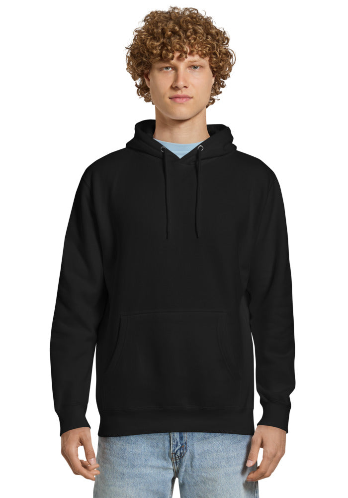 Unisex Premium Mid-Weight Hoodie — Lane Seven LS14001 — Black