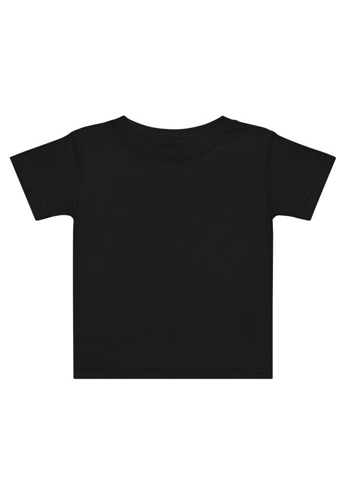 Baby Jersey T-Shirt — Rabbit Skins 3322 — Black / 12M