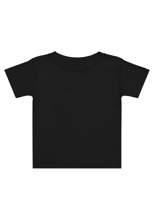 Baby Jersey T-Shirt — Rabbit Skins 3322 — Black / 12M