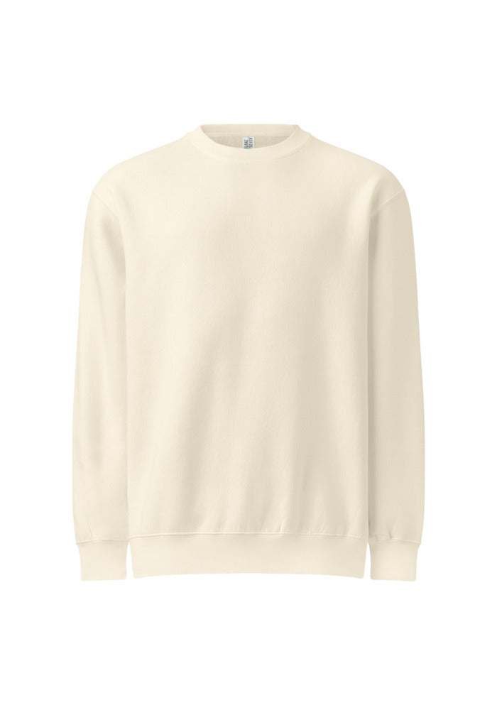 Unisex Premium Crew Neck Sweatshirt — Lane Seven LS14004 — Sandshell