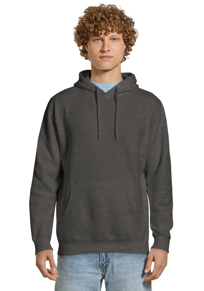 Unisex Premium Mid-Weight Hoodie — Lane Seven LS14001 — Charcoal Heather