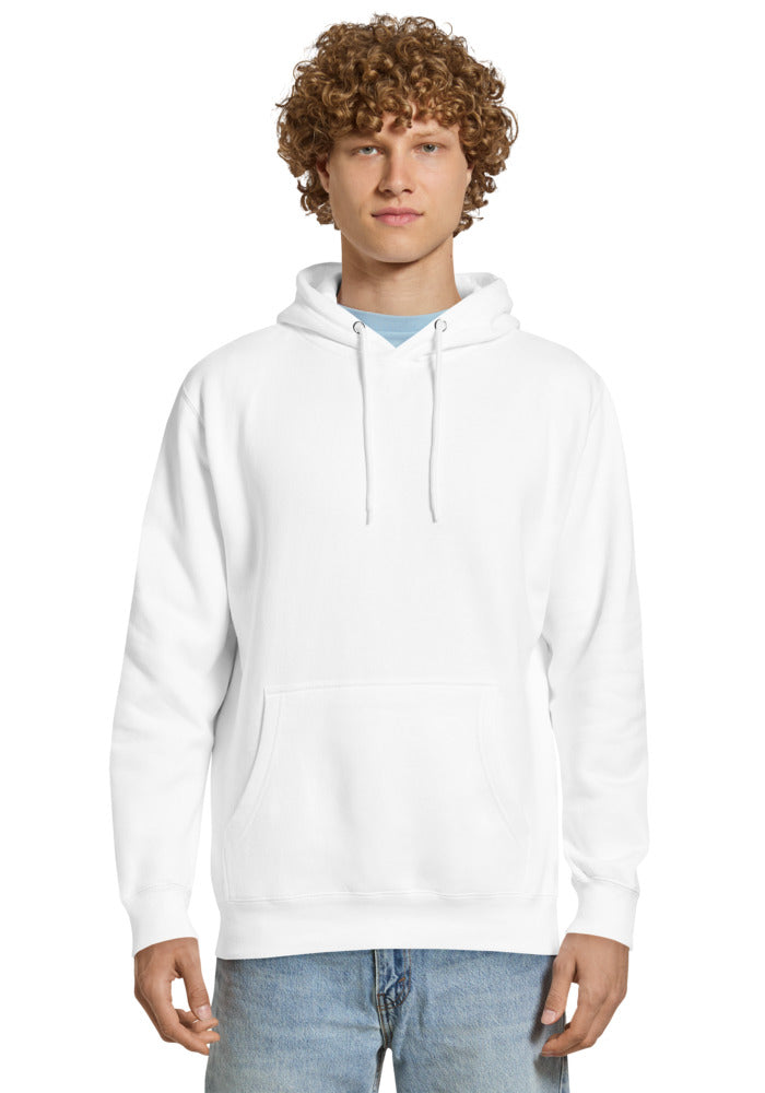 Unisex Premium Mid-Weight Hoodie — Lane Seven LS14001 — White