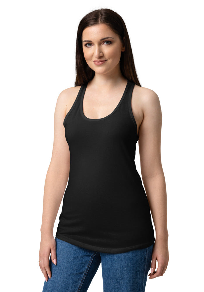 Women's Ideal Racerback Tank Top — Next Level 1533 — Black