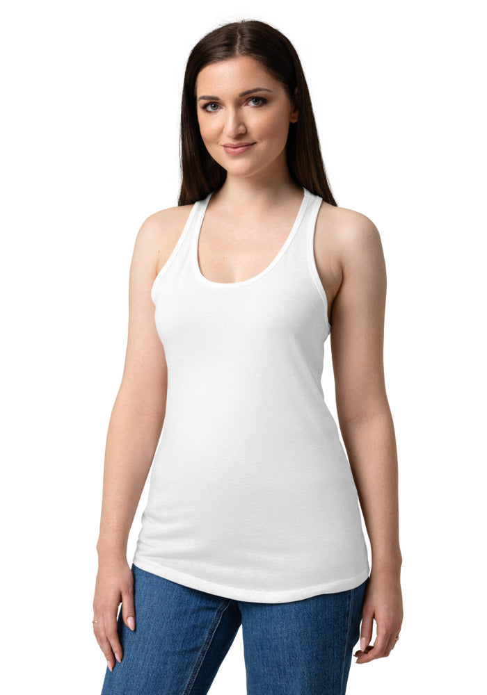 Women's Ideal Racerback Tank Top — Next Level 1533 — White