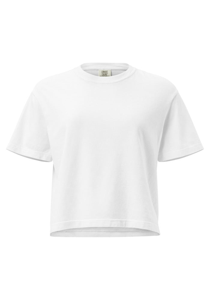 Women's Heavyweight Boxy T-Shirt — Comfort Colors 3023CL — White