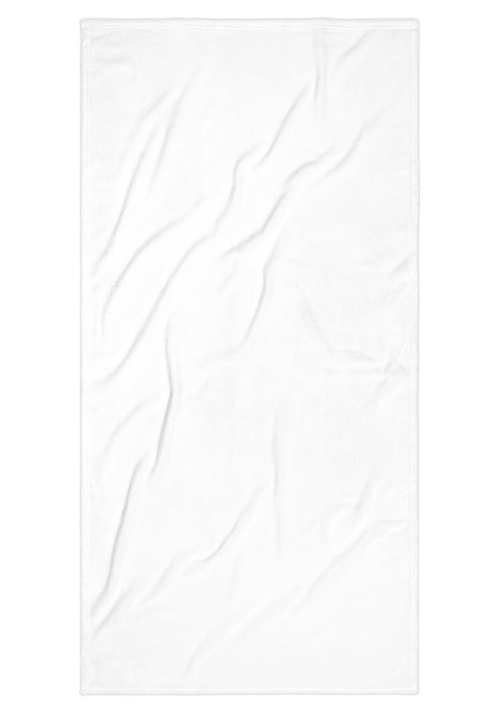 Beach Towel — White / 36″×72″