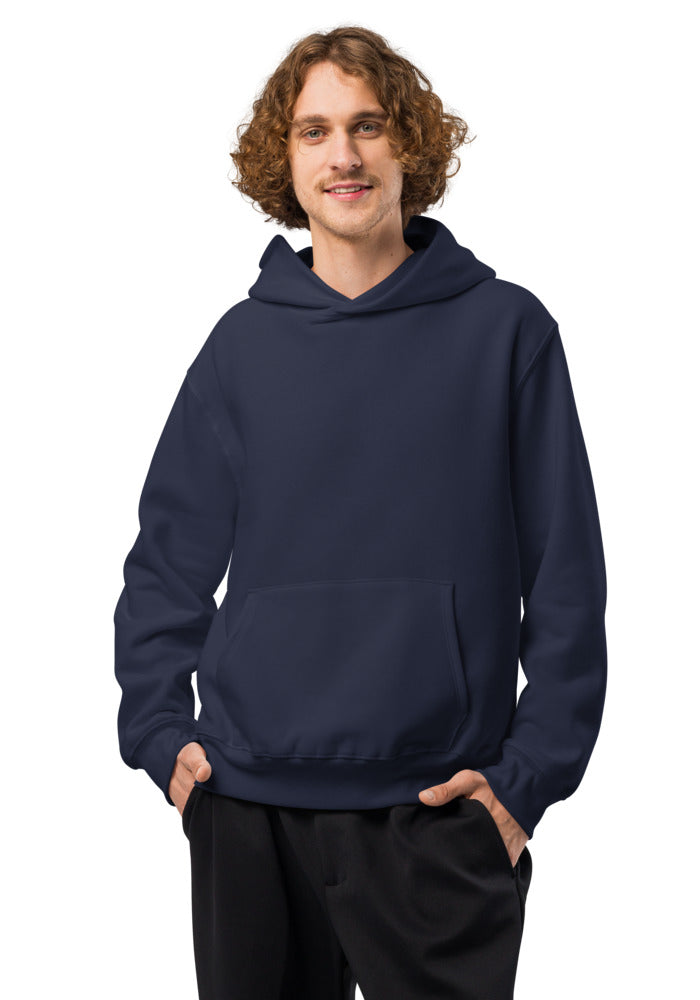 Unisex Oversized Heavyweight Hoodie — Bella + Canvas 4719 — Navy