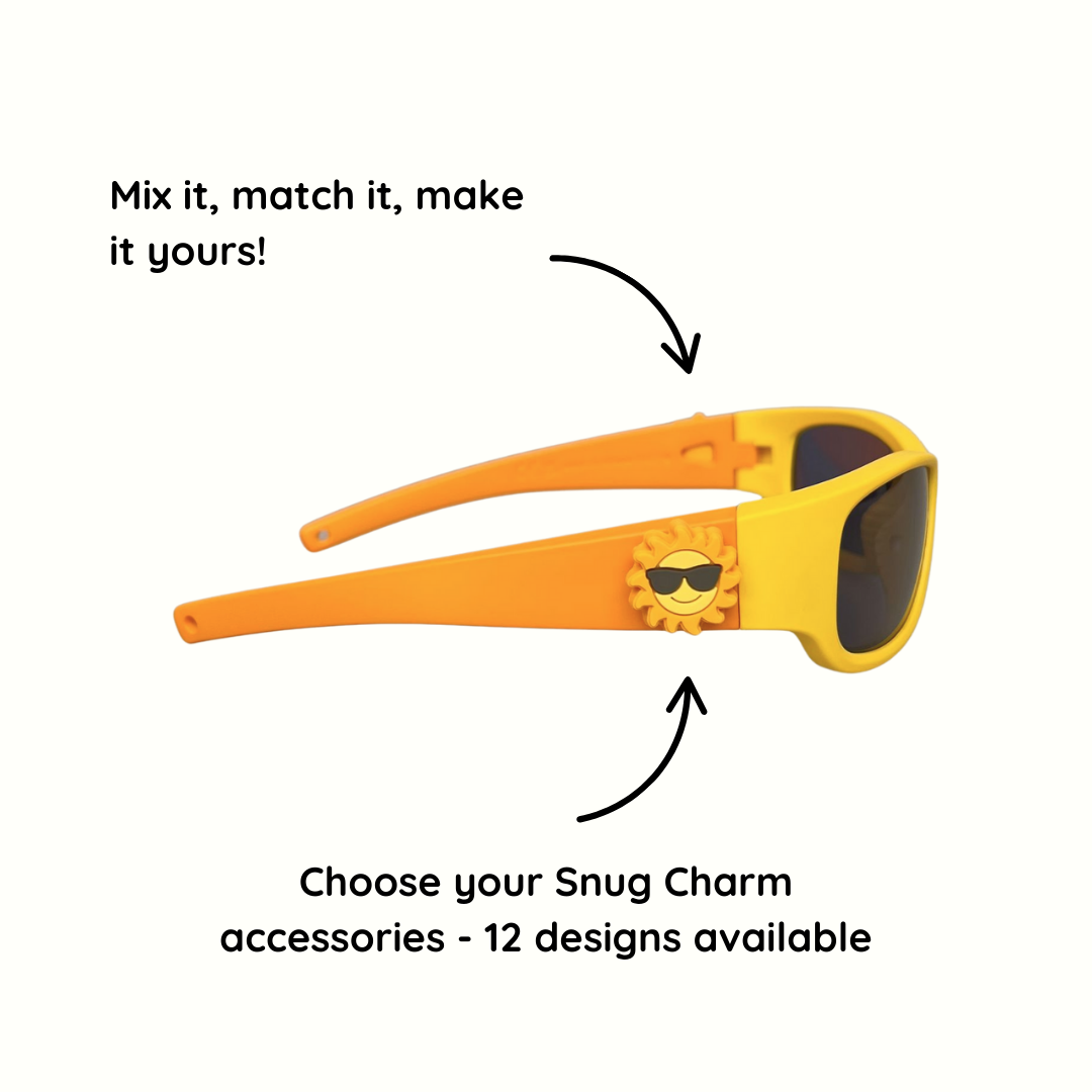 Yellow Orange Kids Sunglasses | Signature Lens | Classic Fit | 3-5 Years