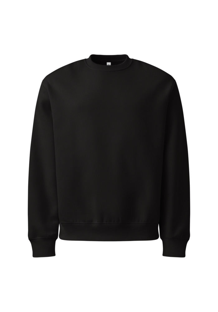 Unisex Oversized Heavyweight Sweatshirt — Bella + Canvas 4711 — Black