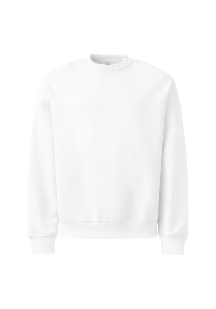 Unisex Oversized Heavyweight Sweatshirt — Bella + Canvas 4711 — White