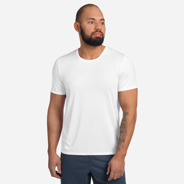 All-Over Print Men's Athletic T-Shirt — supplier product photograph