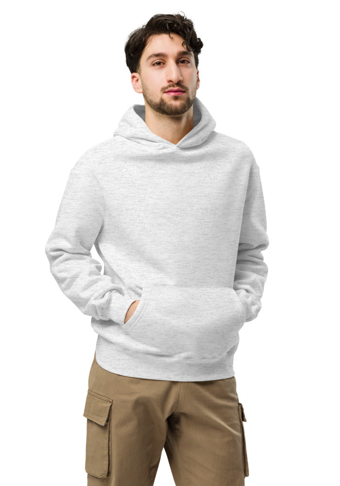 Unisex Relax Hoodie — AS Colour 5161 — White Heather