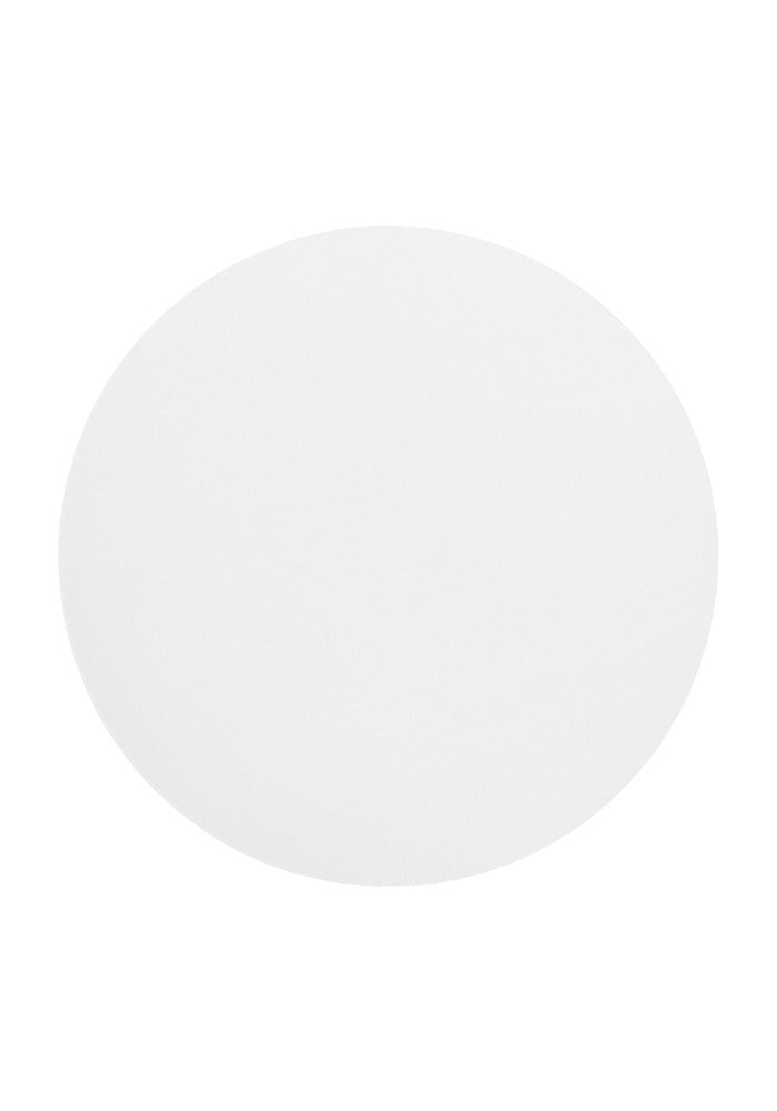 Round Mouse Pad — White
