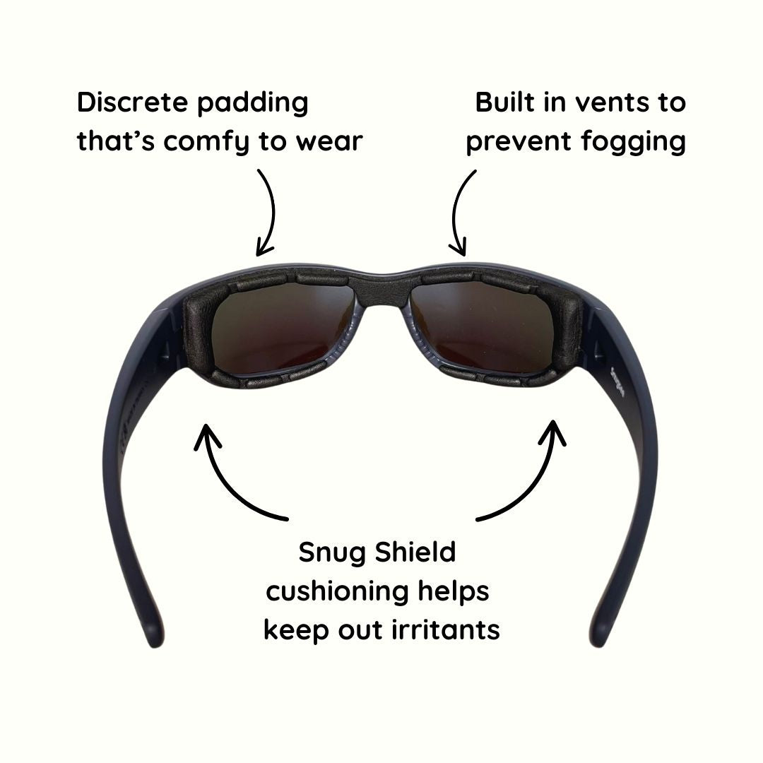 Black Charcoal Kids Sunglasses | REVO Lens | Snug Fit | 6-12 Years