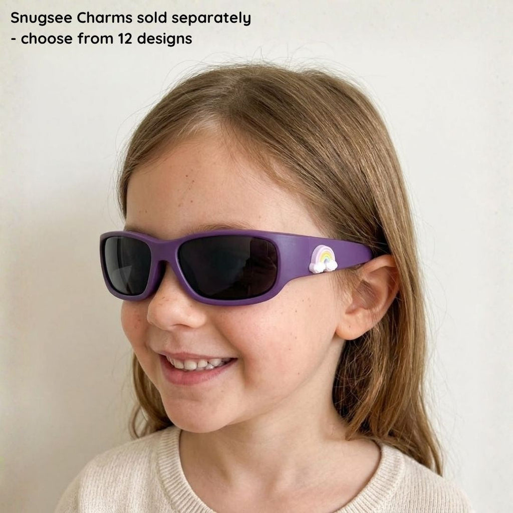 Plum Purple Kids Sunglasses | Polarised Lens | Classic Fit | 6-12 Years