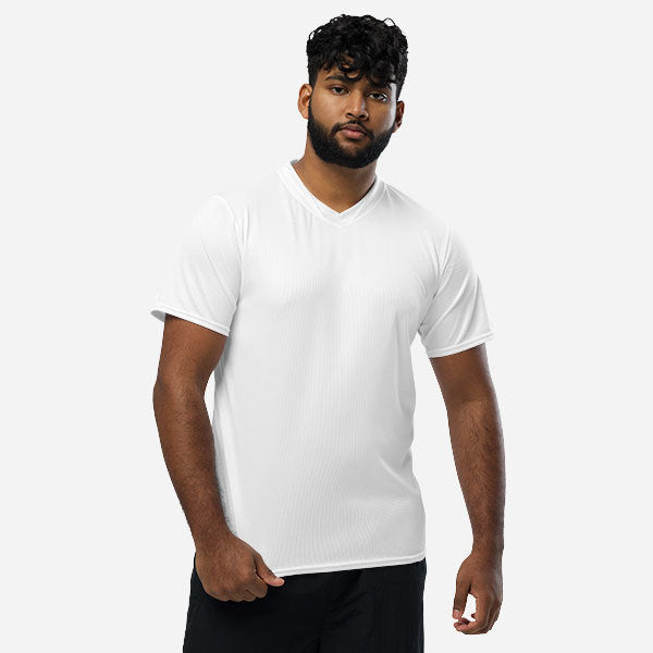 All-Over Print Recycled Unisex Sports Jersey — supplier product photograph