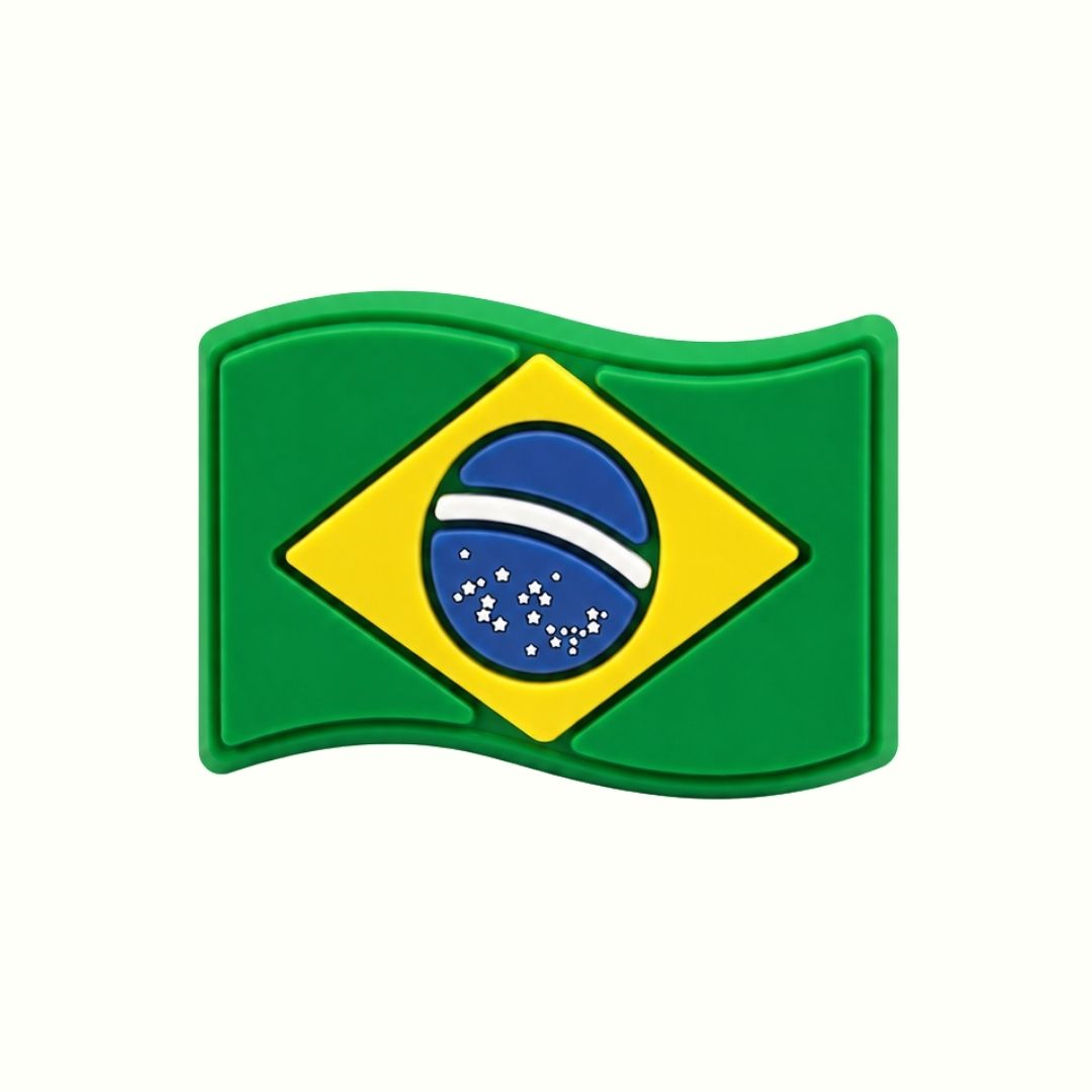 Brazil Flag Kids Sunglasses Charms | x1 Pair | Age 3+