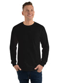 Unisex Long Sleeve Shirt — Gildan 2400 — Black / 2XL