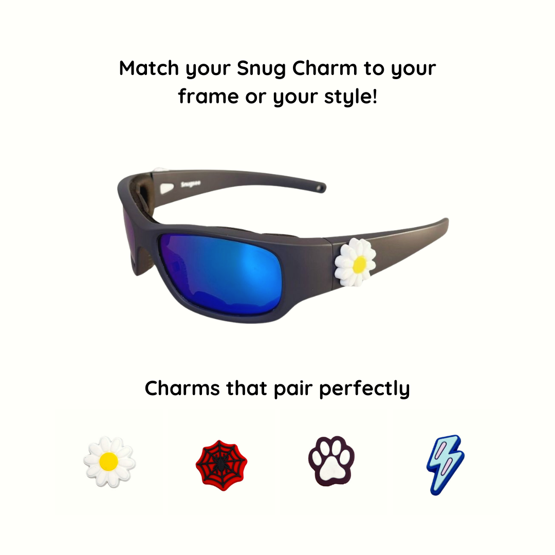 Black Charcoal Kids Sunglasses | REVO Lens | Snug Fit | 3-5 Years