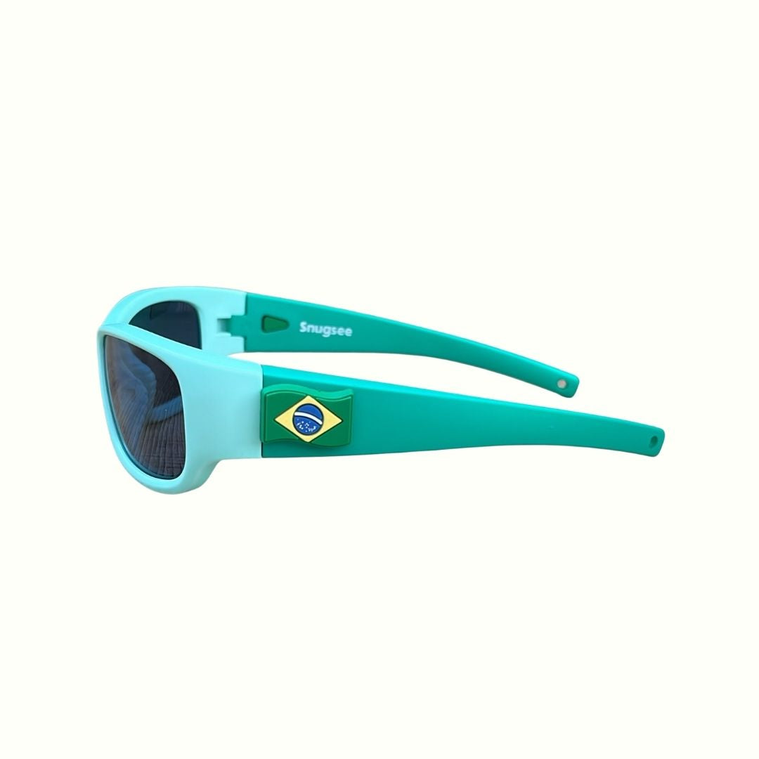 Brazil Flag Kids Sunglasses Charms | x1 Pair | Age 3+