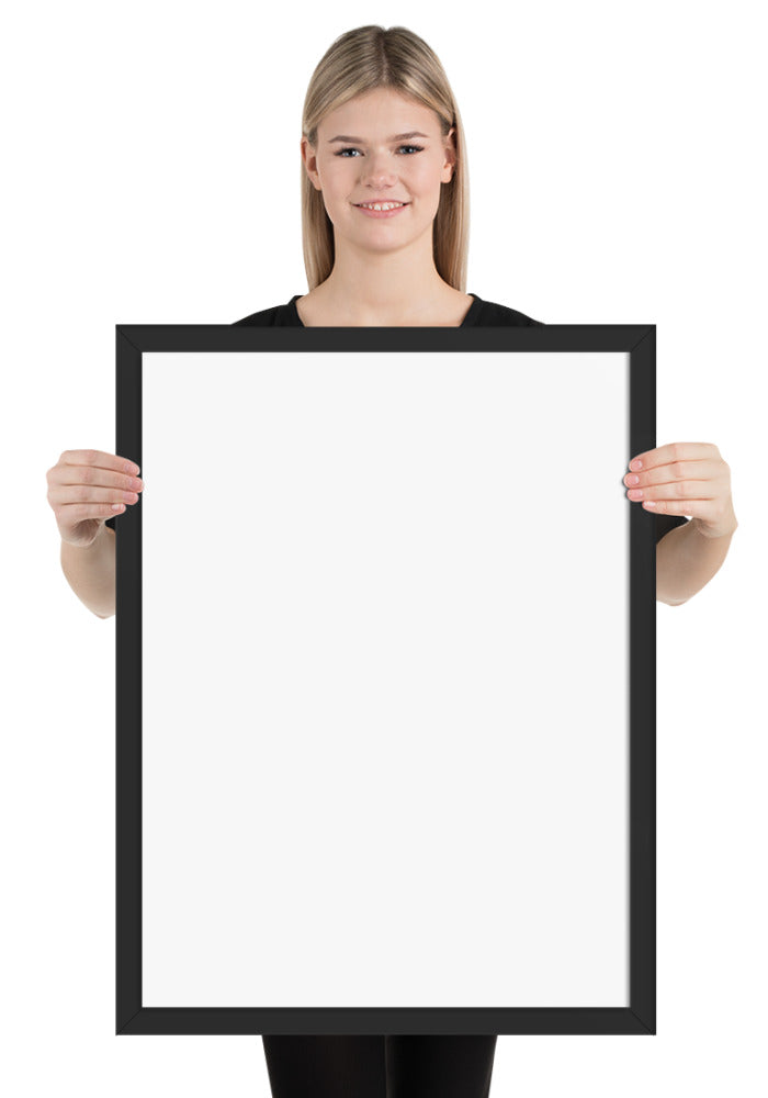 Enhanced Matte Paper Framed Poster (in) — Black / 18″×24″
