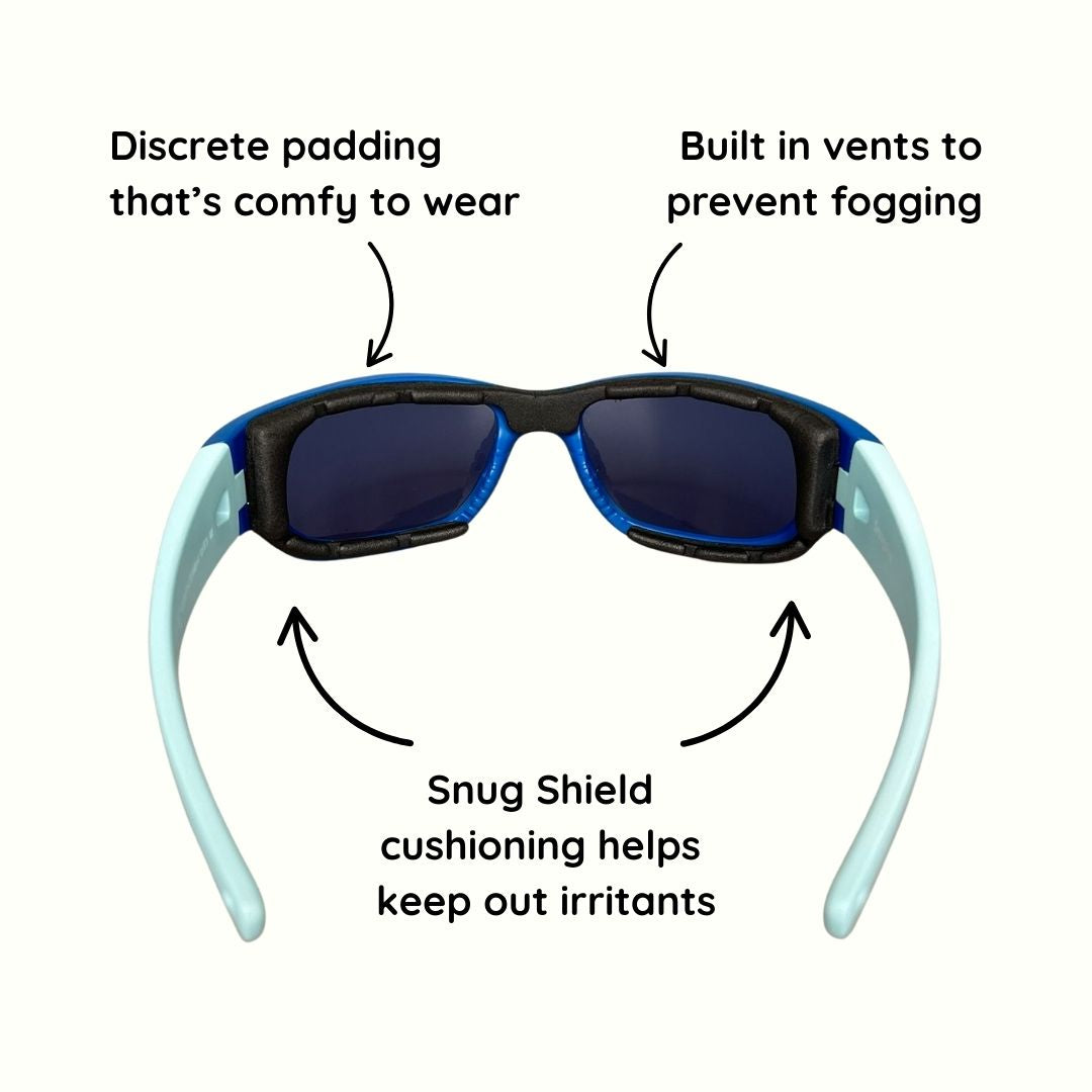 Ocean Blue Toddler Sunglasses | Signature Lens | Snug Fit | 1-2 Years