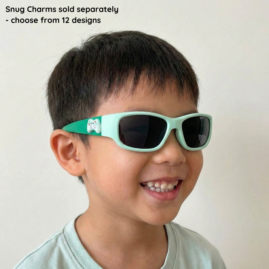 Forest Green Kids Sunglasses | Signature Lens | Snug Fit | 6-12 Years