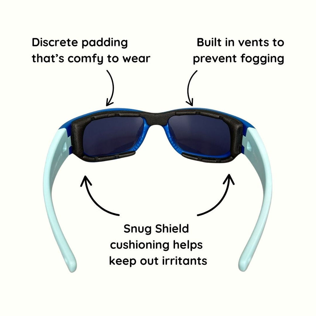 Ocean Blue Kids Sunglasses | Signature Lens | Snug Fit | 6-12 Years