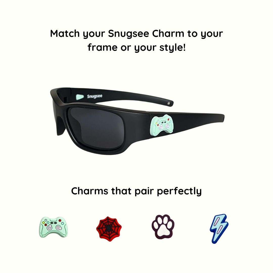 Jet Black Kids Sunglasses | Polarised Lens | Classic Fit | 3-5 Years