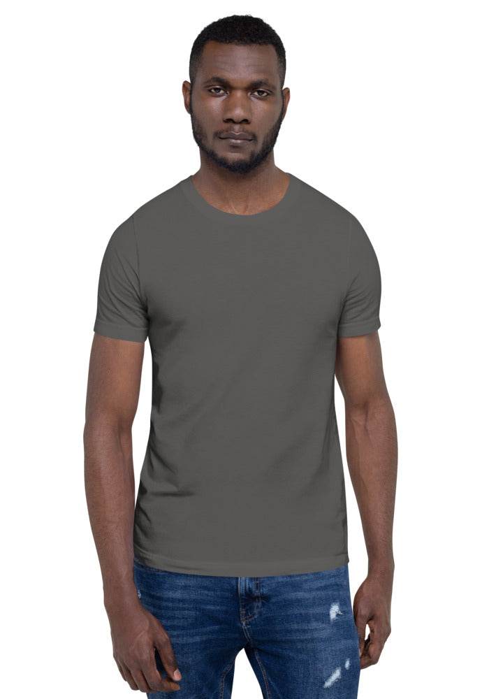 Unisex Staple T-Shirt — Bella + Canvas 3001 — Asphalt