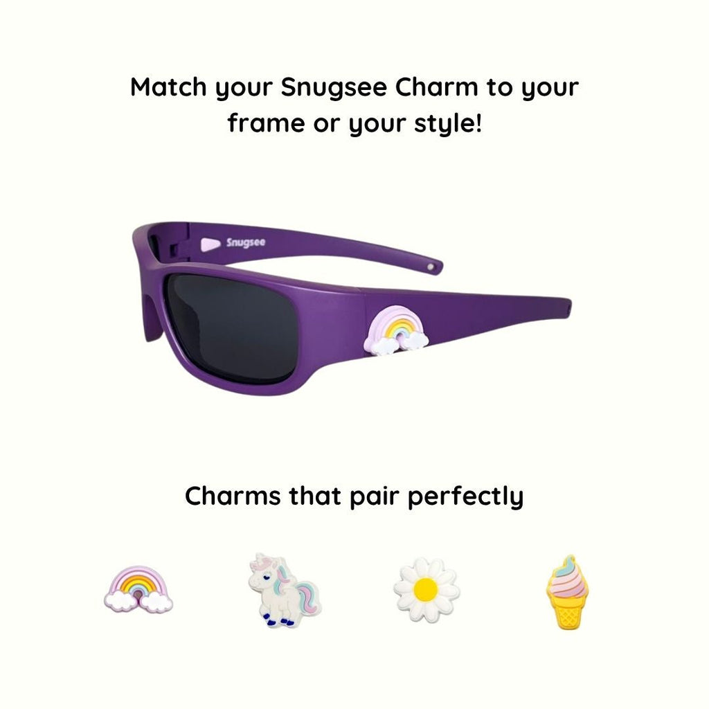 Plum Purple Kids Sunglasses | Polarised Lens | Classic Fit | 6-12 Years