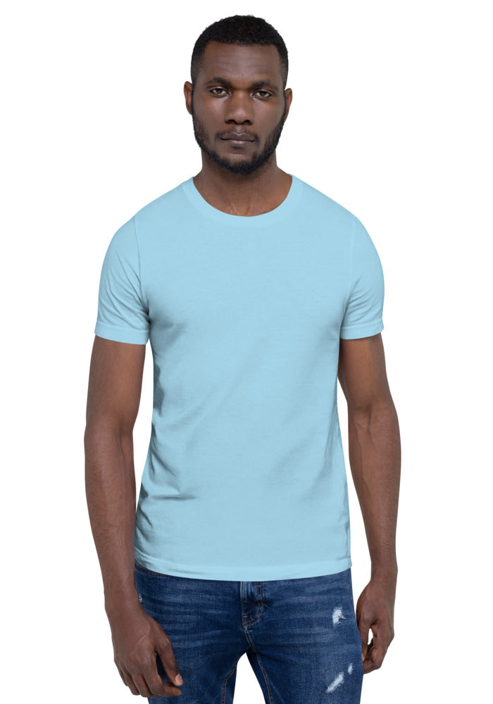 Unisex Staple T-Shirt — Bella + Canvas 3001 — Ocean Blue